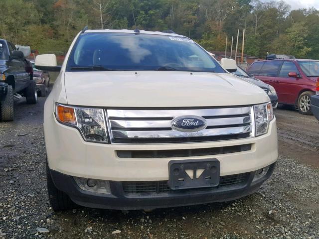 2FMDK38C77BB68511 - 2007 FORD EDGE SEL WHITE photo 9