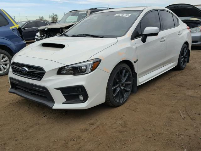 JF1VA1F68J9813996 - 2018 SUBARU WRX LIMITE WHITE photo 2