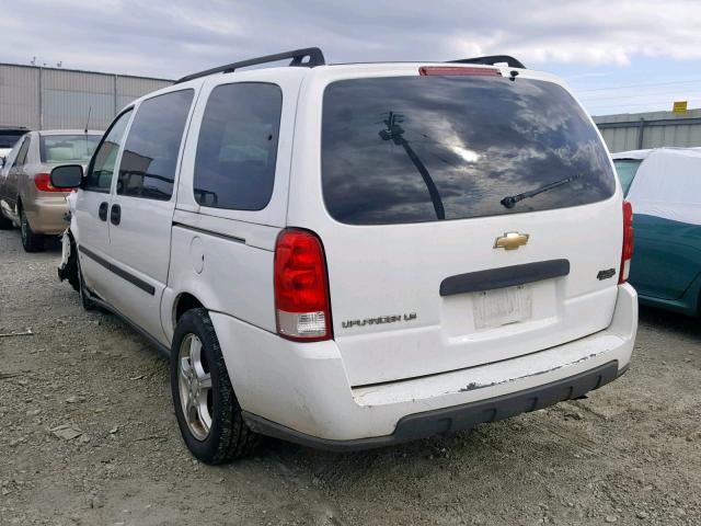 1GNDV23198D147481 - 2008 CHEVROLET UPLANDER L WHITE photo 3