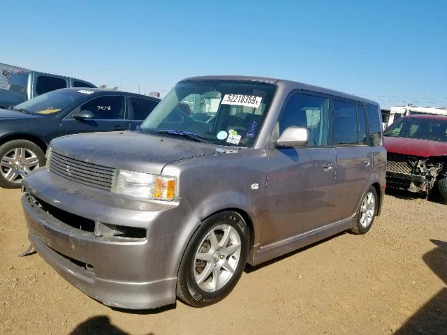 JTLKT324854027257 - 2005 TOYOTA SCION XB ნაცრისფერი ფოტო 2