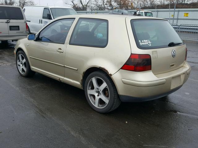 9BWDD61JX14078124 - 2001 VOLKSWAGEN GTI GLS GOLD photo 3