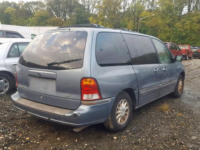 2FMZA5246YBC52388 - 2000 FORD WINDSTAR S BLUE photo 4