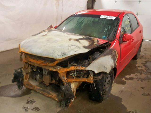 KL5JD66Z38K800993 - 2008 SUZUKI RENO BASE RED photo 2