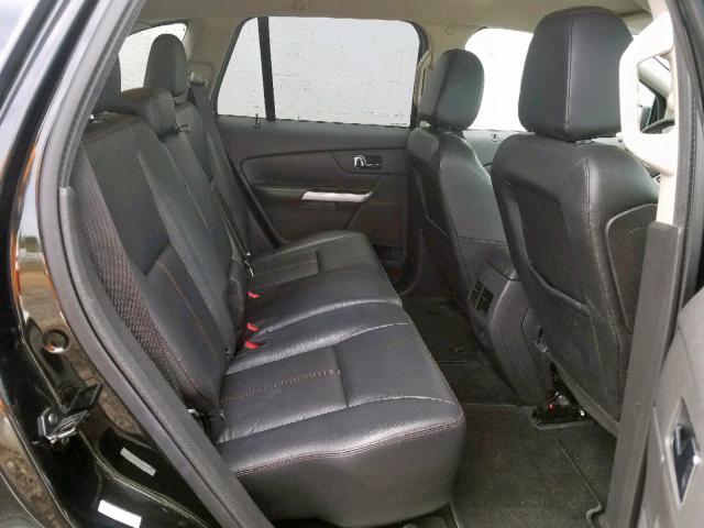 2FMDK4JC6EBB06059 - 2014 FORD EDGE SEL BLACK photo 6