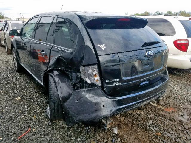 2FMDK4JC6EBB06059 - 2014 FORD EDGE SEL BLACK photo 9