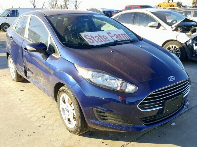 3FADP4BJ8GM164846 - 2016 FORD FIESTA SE BLUE photo 1