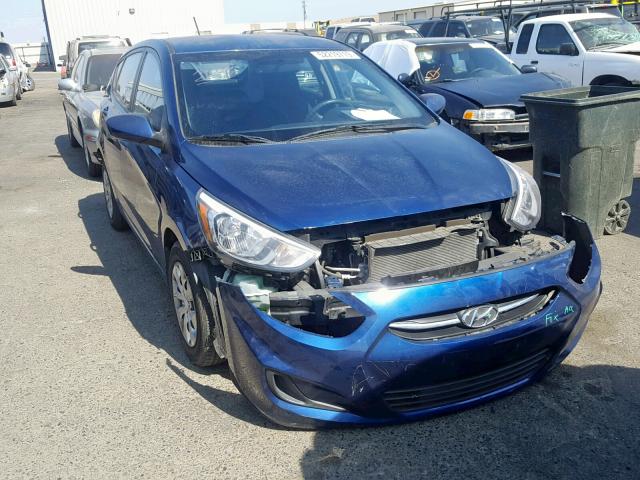 KMHCT5AE6FU232143 - 2015 HYUNDAI ACCENT GS BLUE photo 1