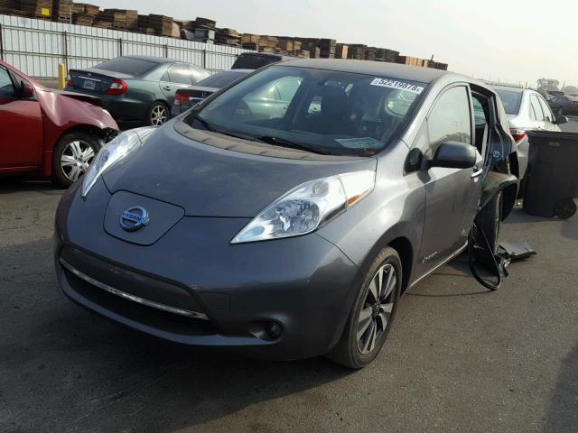 1N4BZ0CP6GC307100 - 2016 NISSAN LEAF SV CHARCOAL photo 2