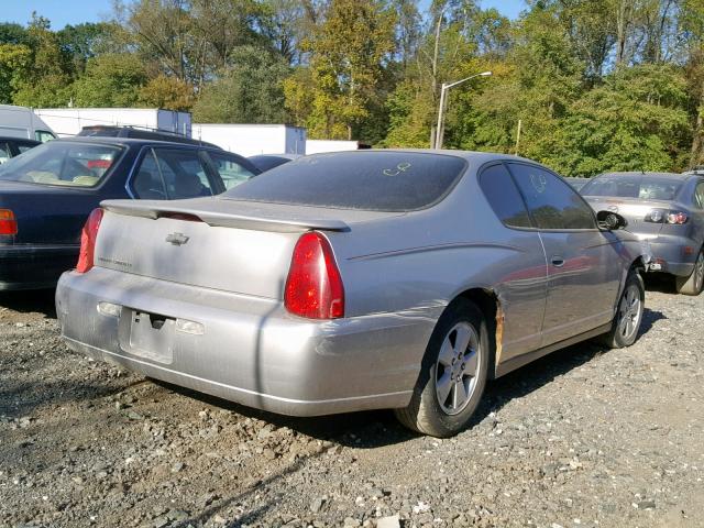 2G1WM15K869184092 - 2006 CHEVROLET MONTE CARL ვერცხლისფერი ფოტო 4