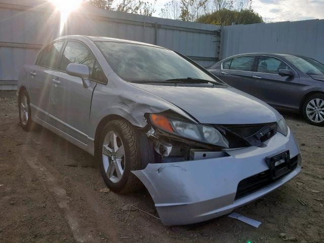 1HGFA16888L105214 - 2008 HONDA CIVIC EX SILVER photo 1