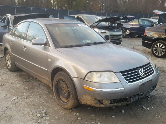 WVWPH63B41P268663 - 2001 VOLKSWAGEN PASSAT GLS GRAY photo 1