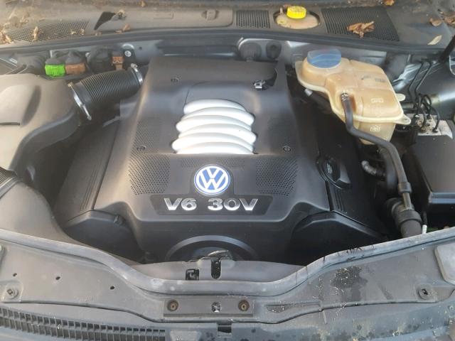 WVWPH63B41P268663 - 2001 VOLKSWAGEN PASSAT GLS GRAY photo 7