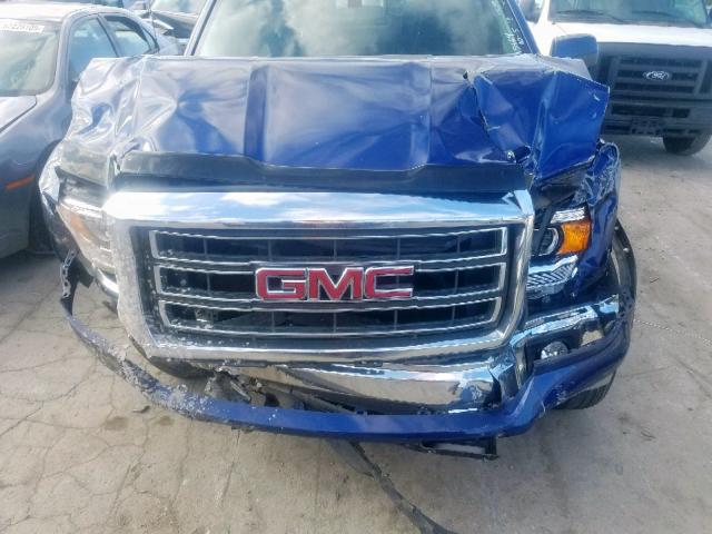 3GTP1UEC0EG115464 - 2014 GMC SIERRA C15 BLUE photo 7