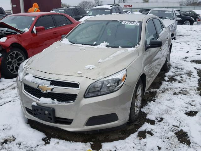 1G11B5SA5DF344601 - 2013 CHEVROLET MALIBU LS BEIGE photo 2