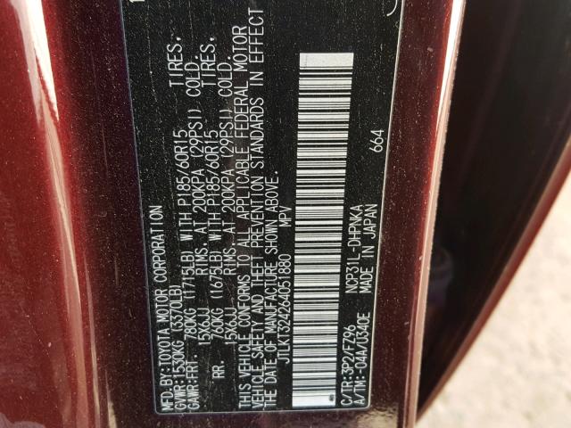 JTLKT324264051880 - 2006 TOYOTA SCION XB İki rəngli foto 10