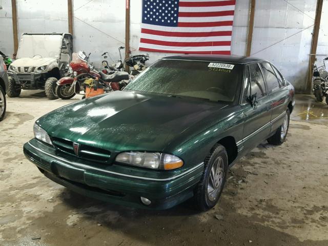 1G2HX53L7P1217765 - 1993 PONTIAC BONNEVILLE GREEN photo 2