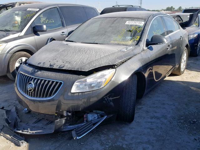 2G4GS5ER0D9214118 - 2013 BUICK REGAL PREM CHARCOAL photo 2