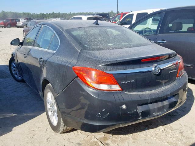 2G4GS5ER0D9214118 - 2013 BUICK REGAL PREM CHARCOAL photo 3