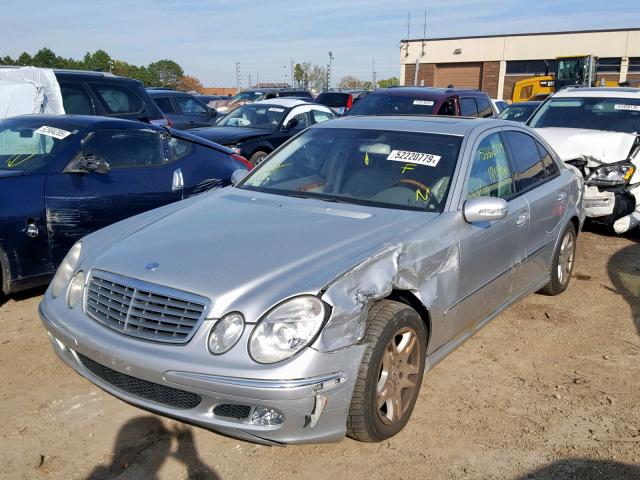 WDBUF65J84A501639 - 2004 MERCEDES-BENZ E 320 SILVER photo 2