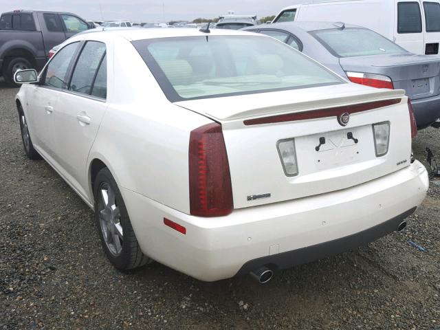 1G6DC67A650159612 - 2005 CADILLAC STS WHITE photo 3