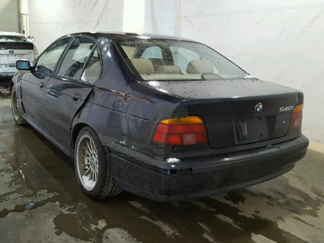 WBADN6342YGM67585 - 2000 BMW 540 I AUTO BLUE photo 3