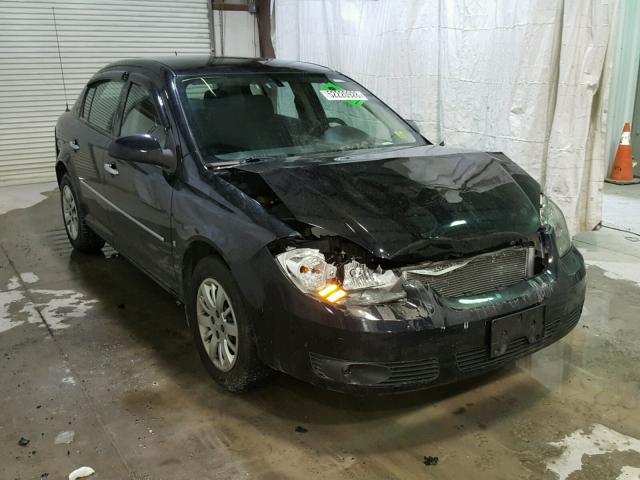 1G1AT58H397203951 - 2009 CHEVROLET COBALT LT BLACK photo 1