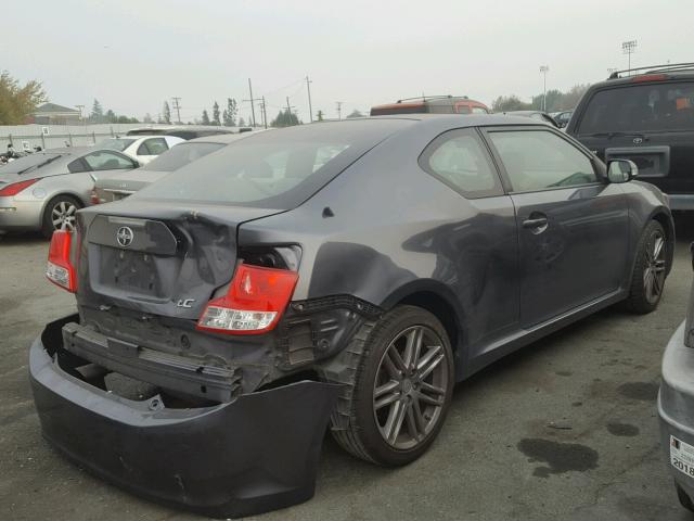 JTKJF5C77C3036580 - 2012 TOYOTA SCION TC 灰色 照片 4