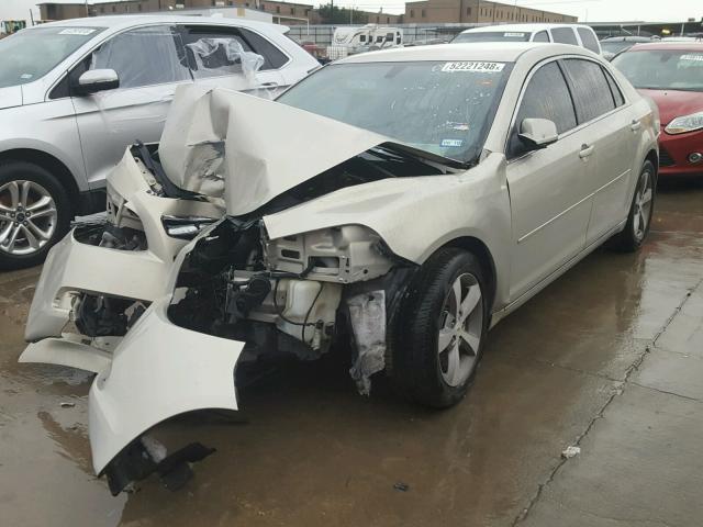 1G1ZC5EU2BF353209 - 2011 CHEVROLET MALIBU 1LT SILVER photo 2