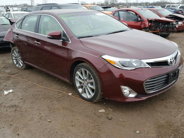 4T1BK1EBXEU133766 - 2014 TOYOTA AVALON BAS 栗色 照片 1