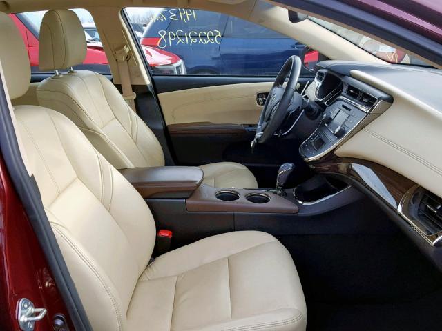 4T1BK1EBXEU133766 - 2014 TOYOTA AVALON BAS 栗色 照片 5