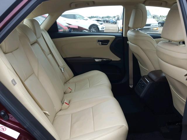 4T1BK1EBXEU133766 - 2014 TOYOTA AVALON BAS 栗色 照片 6