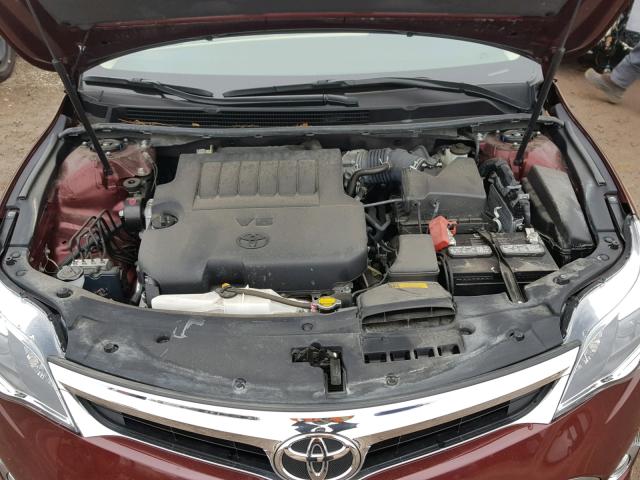 4T1BK1EBXEU133766 - 2014 TOYOTA AVALON BAS 栗色 照片 7