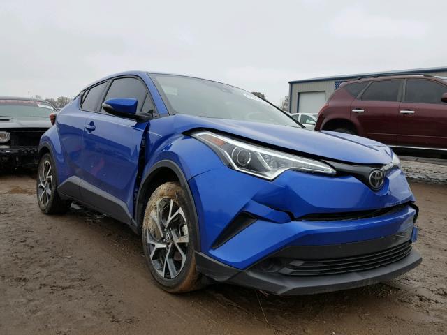 NMTKHMBXXJR020322 - 2018 TOYOTA C-HR XLE BLUE photo 1