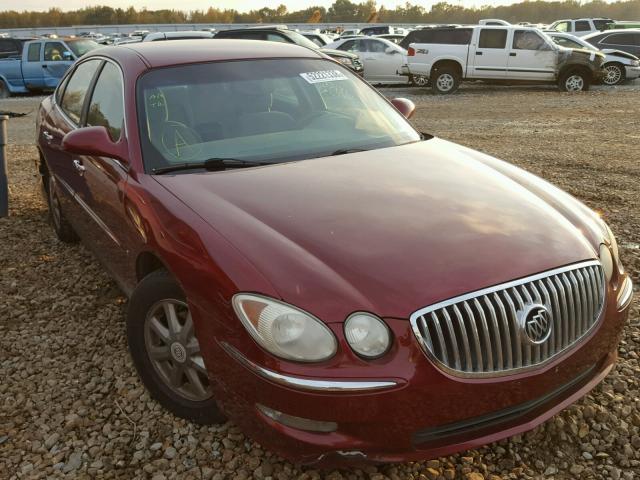 2G4WC582091110211 - 2009 BUICK LACROSSE C RED photo 1