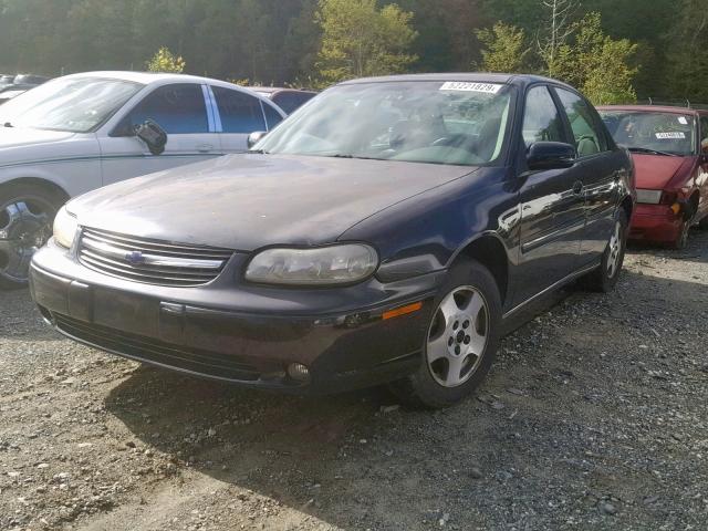 1G1NE52J33M574916 - 2003 CHEVROLET MALIBU LS BLACK photo 2