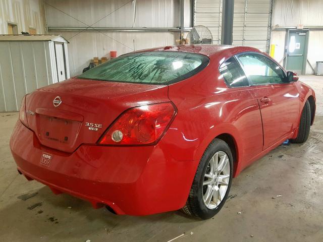 1N4BL24E98C190009 - 2008 NISSAN ALTIMA 3.5 RED photo 4