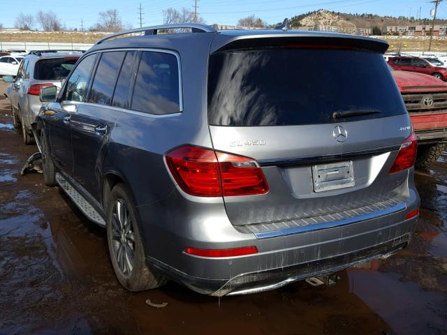 4JGDF7CE0EA347339 - 2014 MERCEDES-BENZ GL 450 4MA GRAY photo 3