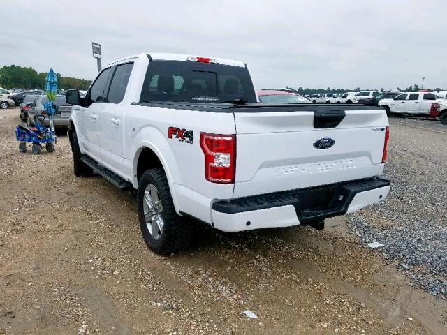 1FTEW1E55JKE65538 - 2018 FORD F150 SUPER WHITE photo 3