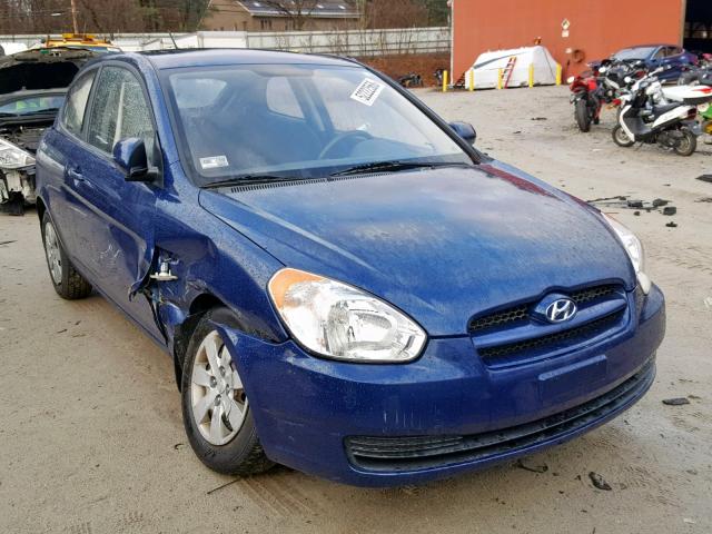 KMHCM3AC0AU168111 - 2010 HYUNDAI ACCENT BLU BLUE photo 1