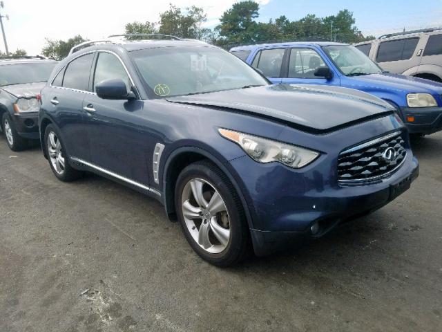 JNRAS18W69M155297 - 2009 INFINITI FX35 BLUE photo 1