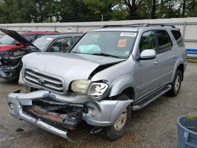 5TDBT48A82S086551 - 2002 TOYOTA SEQUOIA LI SILVER photo 2