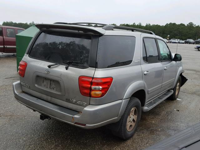 5TDBT48A82S086551 - 2002 TOYOTA SEQUOIA LI SILVER photo 4