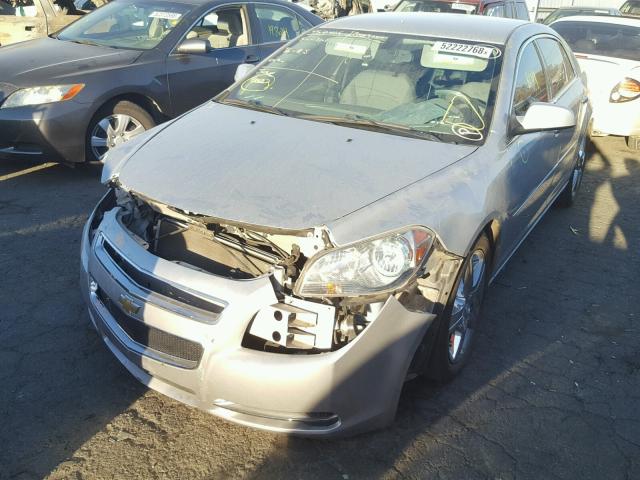 1G1ZC5E09CF333733 - 2012 CHEVROLET MALIBU 1LT SILVER photo 2