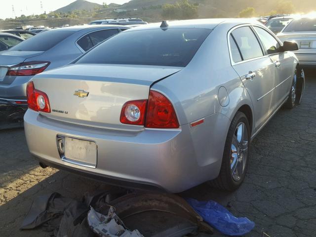1G1ZC5E09CF333733 - 2012 CHEVROLET MALIBU 1LT SILVER photo 4