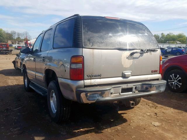 1GKEK13Z03J150273 - 2003 GMC YUKON TAN photo 3