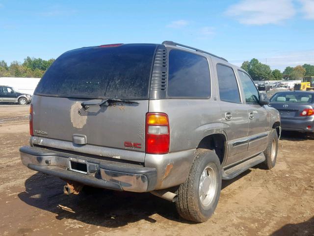 1GKEK13Z03J150273 - 2003 GMC YUKON TAN photo 4