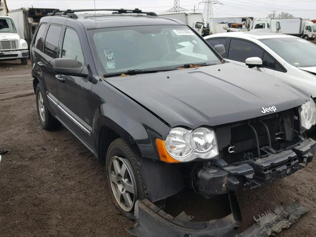 1J8GR48K59C556827 - 2009 JEEP GRAND CHER BLACK photo 1