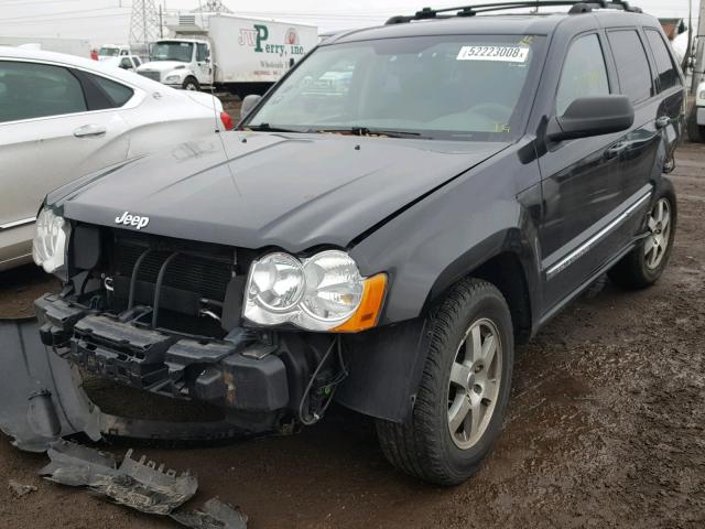 1J8GR48K59C556827 - 2009 JEEP GRAND CHER BLACK photo 2