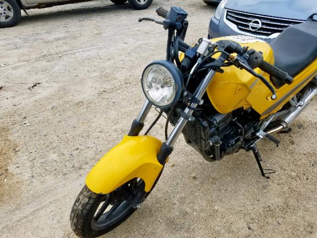 JKAEXMF1X4DA01158 - 2004 KAWASAKI EX250 F YELLOW photo 9