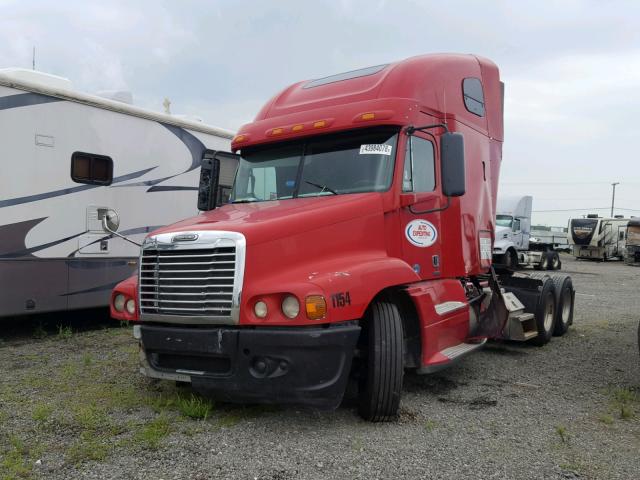 1FUJBBDR0ADAN2141 - 2010 FREIGHTLINER CONVENTION RED photo 2